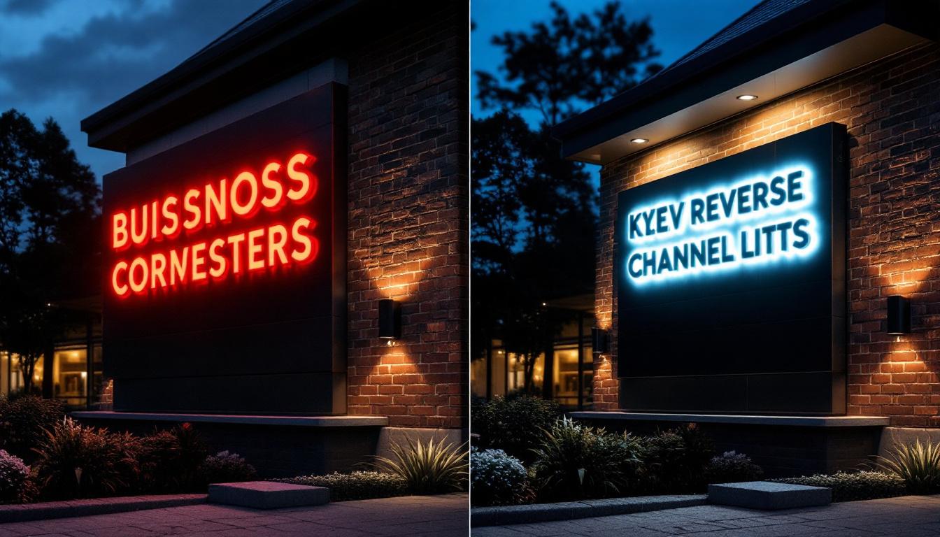 Halo Lit Channel Letters vs. Front-Lit Channel Letters: Which Looks ...